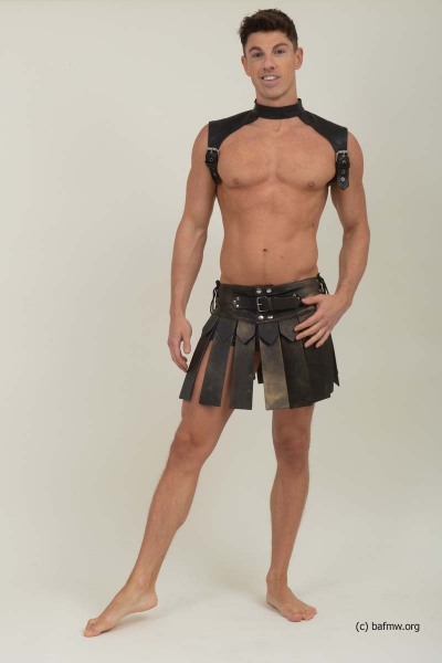 Sascha Vaegs (sxrank.com) als Gay Gladiator (Foto: Barbara Frommann)