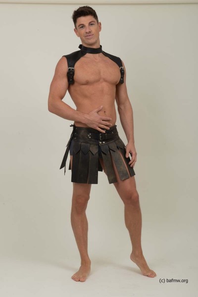 Sascha Vaegs (sxrank.com) als Gay Gladiator (Foto: Barbara Frommann)