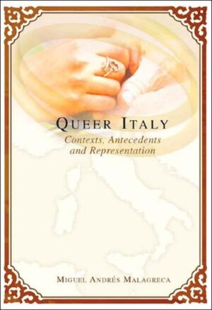 Queer Italy is the first multi-methodological inquiry into the historical, political and representational contexts behind the current plea for civil unions that queers advocate in Italy. Concerned with the links between identity, subjectivity and sexuality in Italy, this book opens Italian studies to previously neglected discussion of queer and migrant subjectivities. The author applies Lacanian film analysis and auto-ethnographic passages to question the uses of queer politics in Italy. Accessible and comprehensive, this is an ideal text for undergraduate and graduate courses on Italian culture, cultural studies and film studies.