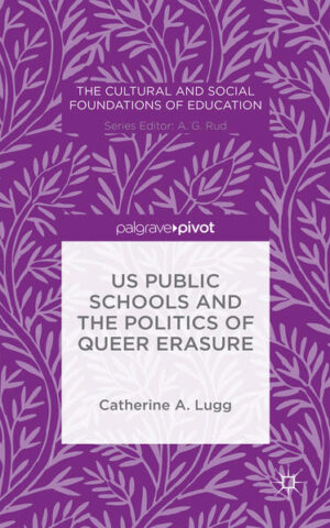 Leider hat der Verlag Palgrave Macmillan US es versäumt, dem Buchhandel eine Inhaltsangabe zu dem Buch "US Public Schools and the Politics of Queer Erasure" von C. Lugg zur Verfügung zu stellen. Das ist bedauerlich, aber wir stellen unseren Leser und Leserinnen das Buch trotzdem vor.