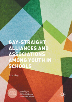 Leider hat der Verlag Palgrave Macmillan US es versäumt, dem Buchhandel eine Inhaltsangabe zu dem Buch "Gay-Straight Alliances and Associations among Youth in Schools" von Cris Mayo zur Verfügung zu stellen. Das ist bedauerlich, aber wir stellen unseren Leser und Leserinnen das Buch trotzdem vor.