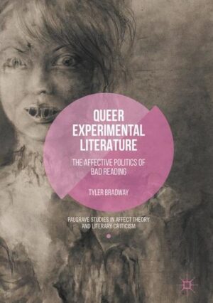 This volume argues that postwar writers queer the affective relations of reading through experiments with literary form. Tyler Bradway conceptualizes bad reading as an affective politics that stimulates queer relations of erotic and political belonging in the event of reading. These incipiently social relations press back against legal, economic, and discursive forces that reduce queerness into a mode of individuality. Each chapter traces the affective politics of bad reading against moments when queer relationality is prohibited, obstructed, or destroyed-from the pre-Stonewall literary obscenity debates, through the AIDS crisis, to the emergence of neoliberal homonormativity and the gentrification of the queer avant-garde. Bradway contests the common narrative that experimental writing is too formalist to engender a mode of social imagination. Instead, he illuminates how queer experimental literature uses form to redraw the affective and social relations that structure the heteronormative public sphere. Through close readings informed by affect theory, Queer Experimental Literature offers new perspectives on writers such as William S. Burroughs, Samuel R. Delany, Kathy Acker, Jeanette Winterson, Eve Kosofsky Sedgwick, Alison Bechdel, and Chuck Palahniuk. Queer Experimental Literature ultimately reveals that the recent turn to affective reading in literary studies is underwritten by a para-academic history of bad reading that offers new idioms for understanding the affective agencies of queer aesthetics.