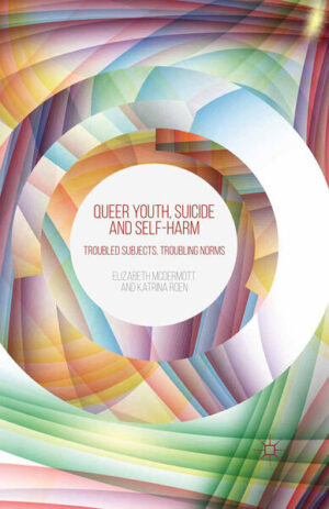 Leider hat der Verlag Palgrave Macmillan UK es versäumt, dem Buchhandel eine Inhaltsangabe zu dem Buch "Queer Youth, Suicide and Self-HarmTroubled Subjects, Troubling Norms" von E. McDermott und K. Roen  zur Verfügung zu stellen. Das ist bedauerlich, aber wir stellen unseren Leser und Leserinnen das Buch trotzdem vor.