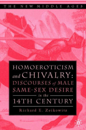 Leider hat der Verlag Palgrave Macmillan US es versäumt, dem Buchhandel eine Inhaltsangabe zu dem Buch "Homoeroticism and ChivalryDiscourses of Male Same-sex Desire in the 14th Century" von R. Zeikowitz zur Verfügung zu stellen. Das ist bedauerlich, aber wir stellen unseren Leser und Leserinnen das Buch trotzdem vor.