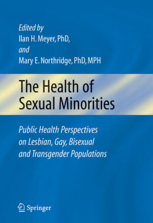 Leider hat der Verlag Springer US es versäumt, dem Buchhandel eine Inhaltsangabe zu dem Buch "The Health of Sexual MinoritiesPublic Health Perspectives on Lesbian, Gay, Bisexual and Transgender Populations" von Ilan H. Meyer und Mary E. Northridge  zur Verfügung zu stellen. Das ist bedauerlich, aber wir stellen unseren Leser und Leserinnen das Buch trotzdem vor.