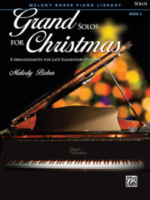 Melody Bober's arrangements of both secular and sacred Christmas favorites are sure to delight students of all ages. Book 3 contains 8 arrangements for late-elementary pianists. Students continue to progress musically and technically while enjoying songs of the season. Titles: Deck the Halls * God Rest Ye Merry, Gentlemen * Hark! the Herald Angels Sing * The Holly and the Ivy * Joy to the World * O Christmas Tree * O Holy Night * Ukrainian Bell Carol.