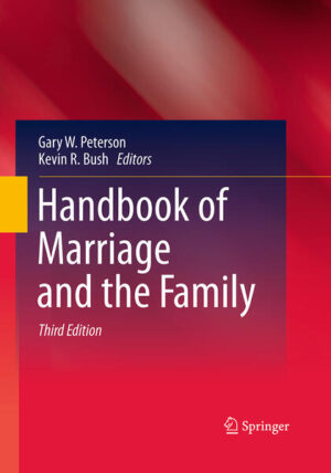 Leider hat der Verlag Springer US es versäumt, dem Buchhandel eine Inhaltsangabe zu dem Buch "Handbook of Marriage and the Family" von Gary W. Peterson und Kevin R. Bush  zur Verfügung zu stellen. Das ist bedauerlich, aber wir stellen unseren Leser und Leserinnen das Buch trotzdem vor.