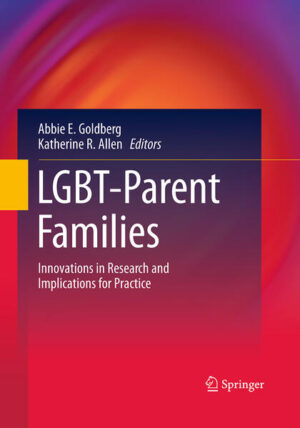 Leider hat der Verlag Springer US es versäumt, dem Buchhandel eine Inhaltsangabe zu dem Buch "LGBT-Parent FamiliesInnovations in Research and Implications for Practice" von Abbie E. Goldberg und Katherine R. Allen  zur Verfügung zu stellen. Das ist bedauerlich, aber wir stellen unseren Leser und Leserinnen das Buch trotzdem vor.