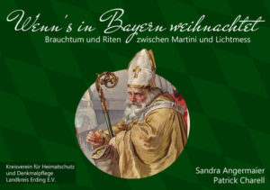 Die Weihnachtszeit - das ist und war immer schon etwas ganz Besonderes. Um wie vieles mehr gilt dies für Bayern und den Alpenraum, wo das Bewahren des Althergebrachten ganz selbstverständlich zur kulturellen Identität dazugehört. Der Begriff „Weihnachtszeit“ wird im für uns allgemein mit den vier Adventswochen gleichgesetzt, der volkstümliche Weihnachtsfestkreis beginnt allerdings rund um den St. Martinstag und endet mit den zu Maria Lichtmess gehörenden Schlenkerltagen. Da in Bayern bis in die 1960er Jahre eine bäuerliche Kultur vorherrschte, entspringen die meisten dieser vorweihnachtlichen Volksbräuche und Riten hauptsächlich der ländlichen Bevölkerung, die neben dem christlichen Brauchtum und dem Gebet, stets Zutrauen in Riten des Aberglaubens fand. Aus ihnen entspringt der oft beschworene Zauber des Advents mit seiner Staaden Zeit: besinnlich, freudig, voll religiöser Inbrunst und manchmal auch unheimlich. Von diesem Zauber will das Buch „Wenn’s in Bayern weihnachtet - Brauchtum und Riten zwischen Martini und Lichtmess“ erzählen. In einer einfachen und vollständigen Chronologie werden die Ursprünge und Besonderheiten des jeweiligen Tages vorgestellt. Die Autoren Sandra Angermaier und Patrick Charell möchten die Leser zu einer inspirierenden Reise in die eigene Kindheit, die Zeit der Eltern oder Großeltern - zu lebendigem Brauchtum und verloren gegangenen Traditionen, zu Kerzenschein in langen Raunächten einladen. Die Publikation mit 174 Seiten und 24 farbigen Abbildungen ist im Buchhandel erhältlich und direkt beim Kreisverein für Heimatschutz und Denkmalpflege Landkreis Erding e.V. unter der Telefonnummer 08122-581377 zu bestellen. Die Publikation (ISBN 978-3-00-061222-0) kostet 18 Euro und bereichert die Vorweihnachtszeit Jahr für Jahr. Kurz-Informationen zum Buch: Wenns in Bayern weihnachtet Brauchtum und Riten zwischen Martini und Lichtmess Autoren: Sandra Angermaier und Patrick Charell Erscheinungsdatum: Martini, 11. November 2018 174 Seiten, 24 farbige Abbildungen, ISBN 978-3-00-061222-0, 18 Euro Herausgeber: Kreisverein für Heimatschutz und Denkmalpflege Lkr. Erding e.V. Alois-Schießl-Platz 2, 85435 Erding, Tel. 08122-581377 Das Buch ist im Buchhandel zu erwerben, ISBN 978-3-00-061222-0 und direkt beim Kreisverein für Heimatschutz und Denkmalpflege im Landratsamt Erding unter der Telefonnummer: 08122-581377