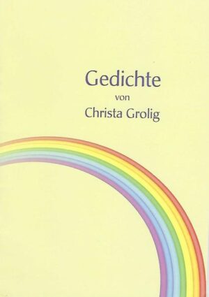 Leider hielt es der Verlag ROWOHLT Kindler nicht für nötig, bei der Anmeldung im Verzeichnis lieferbarer Bücher sorgfältig zu arbeiten und das Buch Gedichte von Christa Grolig mit einer Inhaltsangabe auszustatten.