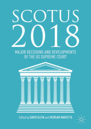 Leider hat der Verlag Springer International Publishing es versäumt, dem Buchhandel eine Inhaltsangabe zu dem Buch "SCOTUS 2018Major Decisions and Developments of the US Supreme Court" von David Klein und Morgan Marietta  zur Verfügung zu stellen. Das ist bedauerlich, aber wir stellen unseren Leser und Leserinnen das Buch trotzdem vor.