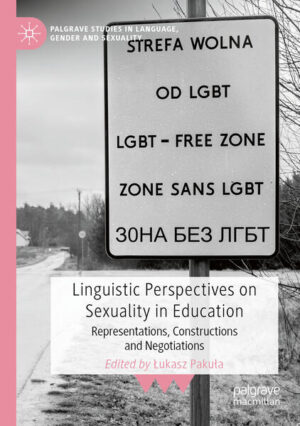 Leider hat der Verlag Springer International Publishing es versäumt, dem Buchhandel eine Inhaltsangabe zu dem Buch "Linguistic Perspectives on Sexuality in EducationRepresentations, Constructions and Negotiations" von Lukasz Pakula zur Verfügung zu stellen. Das ist bedauerlich, aber wir stellen unseren Leser und Leserinnen das Buch trotzdem vor.