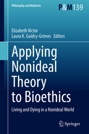 Leider hat der Verlag Springer International Publishing es versäumt, dem Buchhandel eine Inhaltsangabe zu dem Buch "Applying Nonideal Theory to BioethicsLiving and Dying in a Nonideal World" von Elizabeth Victor und Laura K. Guidry-Grimes  zur Verfügung zu stellen. Das ist bedauerlich, aber wir stellen unseren Leser und Leserinnen das Buch trotzdem vor.