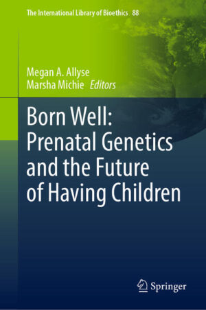 Leider hat der Verlag Springer International Publishing es versäumt, dem Buchhandel eine Inhaltsangabe zu dem Buch "Born Well: Prenatal Genetics and the Future of Having Children" von Megan A. Allyse und Marsha Michie  zur Verfügung zu stellen. Das ist bedauerlich, aber wir stellen unseren Leser und Leserinnen das Buch trotzdem vor.