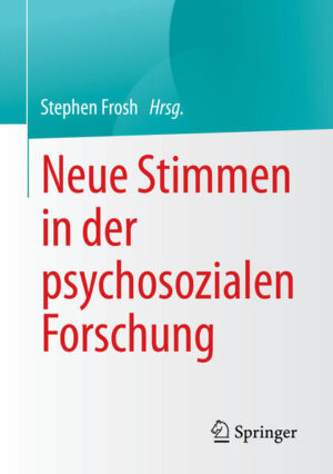 Leider hat der Verlag Springer International Publishing es versäumt, dem Buchhandel eine Inhaltsangabe zu dem Buch "Neue Stimmen in der psychosozialen Forschung" von Stephen Frosh zur Verfügung zu stellen. Das ist bedauerlich, aber wir stellen unseren Leser und Leserinnen das Buch trotzdem vor.