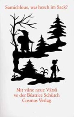 Mit Illustrationen nach Scherenschnitten von Christine Schmidt und Heidi Zurbrügg. Diese Verse berühren selbst einen gestandenen Samichlous: Oh Samichlous, du liebe Maa, Grad jetze, won i vor dr stah, Bin i ganz lätz u truurig drinn - Mys Värsli chunnt mer nümm i Sinn! Mit Überraschung in der Mitte des Buches: Lue das glatte Büechli da, chehrsch's um, fö neui Värsli aa!