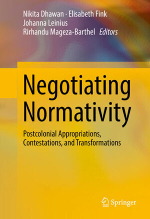 Leider hat der Verlag Springer International Publishing es versäumt, dem Buchhandel eine Inhaltsangabe zu dem Buch "Negotiating Normativity" von Nikita Dhawan, Elisabeth Fink, Johanna Leinius und Rirhandu Mageza-Barthel zur Verfügung zu stellen. Das ist bedauerlich, aber wir stellen unseren Leser und Leserinnen das Buch trotzdem vor.