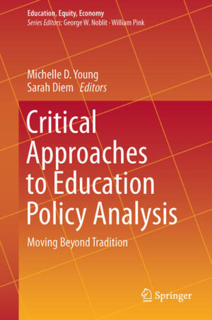 Leider hat der Verlag Springer International Publishing es versäumt, dem Buchhandel eine Inhaltsangabe zu dem Buch "Critical Approaches to Education Policy AnalysisMoving Beyond Tradition" von Michelle D. Young und Sarah Diem  zur Verfügung zu stellen. Das ist bedauerlich, aber wir stellen unseren Leser und Leserinnen das Buch trotzdem vor.