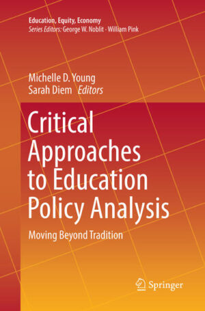 Leider hat der Verlag Springer International Publishing es versäumt, dem Buchhandel eine Inhaltsangabe zu dem Buch "Critical Approaches to Education Policy AnalysisMoving Beyond Tradition" von Michelle D. Young und Sarah Diem  zur Verfügung zu stellen. Das ist bedauerlich, aber wir stellen unseren Leser und Leserinnen das Buch trotzdem vor.