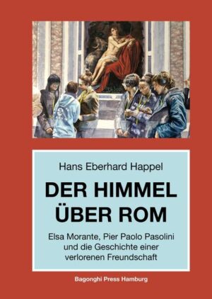 Elsa Morante, eine der bedeutendsten italienischen Nach-kriegsautorinnen, und Pier Paolo Pasolini, der schwule Romancier, Lyriker und Filmemacher, waren ein Traumpaar der italienischen Literatur in den 60er und 70er Jahren des 20. Jahrhunderts. Sie trafen sich fast täglich in ihren römischen Lieblingslokalen, sie diskutierten, förderten und rezensierten gegenseitig ihre weltweit erfolgreichen Roman- und Filmprojekte von Arturos Insel (Morante) zu Accattone und Teorema (Pasolini). Aber die Jahrzehnte lange enge Freundschaft wurde 1974 von einem Tag auf den anderen beendet. Hans Eberhard Happel, der sich viele Jahre mit dem filmischen bzw. literarischen Werk der beiden auseinandergesetzt hat, fragt in seinem großen, biografisch fundierten Essay Der Himmel über Rom, wo die ersten Risse zwischen Elsa Morante und Pasolini zu entdecken sind. Er kommt zu dem Ergebnis, dass der Bruch zwischen ihnen eine lange Vorgeschichte hat. Einige Monate nach Pasolinis Ermordung am 2. November 1975 schrieb Elsa Morante einen Nachruf, in dem sie ihre tiefe Trauer über das Zerbrechen der Freundschaft zum Ausdruck brachte und die Gesellschaft bezichtigte, den Tod des unerbittlichen Kritikers von Macht und Korruption ersehnt zu haben.