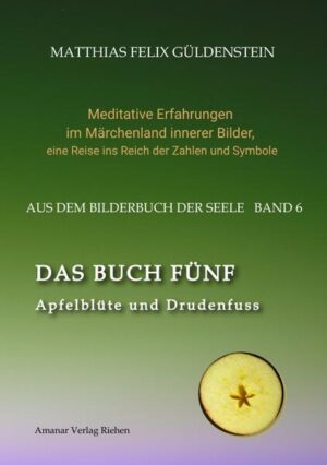 DAS BUCH FÜNF geht vom Menschen mit Haupt und Gliedern aus, der wie der vitruvianische Mensch von da Vinci einen fünfstrahligen Stern bildet. Solch einen Stern bildet die Venus am Himmel. Der Morgenstern ist ein Lichtbringer, Lucifer ist aber auch der Teufel. Der Drudenfuss soll gegen ihn wirksam sein. Die Druden und Perchten sind zwischen Weihnachten und Neujahr aktiv. Die Wintersonnenwende ist ein Fest des Lichts. Der hebräische Buchstabe He bedeutet Fünf und Fenster, und durchs Fenster kommt das Licht. In der Astrologie ist das fünfte Zeichen der Löwe mit der Sonne, das fünfte Feld enthält Liebe, Erotik und Kinder. Die fünf Finger der Hand geben und nehmen. Besondere Hingabe zeigen Padre Pio sowie die Grimm-Märchen Sterntaler und das Mädchen ohne Hände. Beim Freien hält man um die Hand an, Liebe kann binden und befreien. Im Tarot ist der Hohepriester die Karte 5, und die Mässigkeit die Karte 14 (Quersumme 5). Auch die fünf Elemente der chinesischen Medizin und die Quintessenz finden Erwähnung.