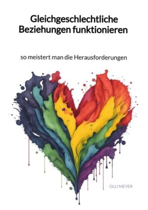 "Gleichgeschlechtliche Beziehungen funktionieren - meistert man die Herausforderungen" ist ein inspirierender Ratgeber, der Paaren in gleichgeschlechtlichen Beziehungen dabei hilft, ihre Bindung zu stärken und die spezifischen Herausforderungen zu bewältigen. Mit einfühlsamer Weisheit und praktischen Ratschlägen bietet das Buch Unterstützung bei der Kommunikation, dem Umgang mit Vorurteilen, dem Aufbau von Vertrauen und der Schaffung einer erfüllenden Partnerschaft. Tauchen Sie ein in diese inspirierende Lektüre und entdecken Sie, wie Sie eine erfolgreiche und liebevolle gleichgeschlechtliche Beziehung aufbauen können.