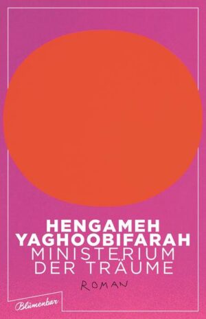 Leider hat der Verlag Blumenbar es versäumt, dem Buchhandel eine Inhaltsangabe zu dem Buch "Ministerium der Träume" von Hengameh Yaghoobifarah zur Verfügung zu stellen. Das ist bedauerlich, aber wir stellen unseren Leser und Leserinnen das Buch trotzdem vor.