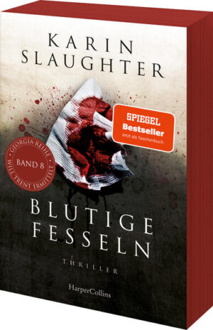 »Mit ›Blutige Fesseln‹ zeigt sich wieder einmal, dass die Thriller von Karin Slaughter Garanten für fesselnde Lesestunden sind«Gudrun Loher Es ist der persönlichste Fall in Will Trents Laufbahn. Das spürt der Ermittler schon in dem Moment, als er das leer stehende Lagerhaus betritt und die Leiche entdeckt - die Leiche eines Ex-Cops. Blutige Fußabdrücke weisen auf ein zweites Opfer hin. Eine Frau. Von ihr fehlt jede Spur. Das Brisante: Gegen den prominenten Eigentümer des Lagerhauses ermittelt Will bereits seit einem halben Jahr wegen Vergewaltigung. Erfolglos! Als am Tatort zudem ein Revolver gefunden wird, der auf Wills Noch-Ehefrau Angie zugelassen ist, ahnt er, dass dies ein Spiel auf Leben und Tod wird. »Stoff für schlaflose Nächte!" buchjournal »Karin Slaughter gebührt ein Ehrenplatz auf der großen Thriller-Bühne! Und nach drei Jahren Pause auch endlich wieder ein neuer Will-Trent-Roman. Ihre Fans werden es ihr danken.« Michele Leber, Booklist