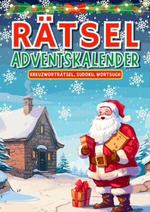 Du suchst nach dem perfekten Weihnachtsgeschenk für Mama, Papa, Oma, Opa oder befreundete Paare? Entdecke den Rätsel Adventskalender 2023 - nicht nur eine tägliche Dosis Vorfreude, sondern auch eine Herausforderung für den Kopf!   Jeden Tag erwarten dich gleich drei spannende Rätsel: Kreuzworträtsel, Sudoku und Wortsuche. So bleibt keine Zeit für Langeweile in der festlichen Jahreszeit.   Ein liebevolles Geschenk, das Erwachsenen nicht nur die Tage bis Weihnachten versüßt, sondern auch das Gehirn trainiert und die grauen Zellen auf Trab hält. Ideal für alle Rätselfreunde und die, die es werden möchten.   Mach deinen Liebsten eine besondere Freude und schenke ihnen 24 Tage voller Rätselspaß. Ein Adventskalender, der in Erinnerung bleibt und für festliche Unterhaltung sorgt. Bestelle jetzt und lass dich von der Magie der Weihnachtsrätsel verzaubern!