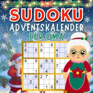 Sind Sie auf der Suche nach dem perfekten Weihnachtsgeschenk für Ihre Oma? Der Sudoku Adventskalender ist die ideale Wahl für Rätselliebhaber! Mit über 70 sorgfältig ausgewählten Sudokus, von leicht bis schwer, bietet dieser Kalender täglichen Rätselspaß im Dezember bis Weihnachten. Die große Schrift garantiert ein angenehmes Leseerlebnis, besonders für Senioren. Und keine Sorge, falls Oma mal nicht weiterkommt - die Lösungen sind auch enthalten! Schenken Sie Freude, Denkspaß und eine besondere Adventszeit. Ein liebevoll es Geschenk für Ihre geliebte Großmutter. Jetzt bestellen und Weihnachten unvergesslich machen!