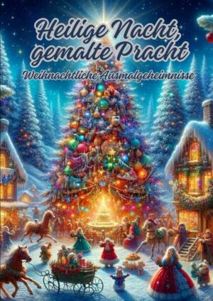 "Heilige Nacht, gemalte Pracht: Weihnachtliche Ausmalgeheimnisse" lädt dazu ein, die festliche Stimmung der Weihnachtszeit mit einem Pinselstrich Farbe zum Leben zu erwecken. In diesem Buch finden sich sorgfältig ausgearbeitete Szenen voller weihnachtlicher Symbole und idyllischer Winterlandschaften, die auf die kreative Berührung warten, um in voller Farbenpracht zu erstrahlen. Es ist eine Einladung an alle, die die ruhigen Nächte der Adventszeit nutzen möchten, um in die Tiefe der eigenen Kreativität einzutauchen und die Besinnlichkeit dieser besonderen Jahreszeit zu genießen.