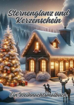 "Sternenglanz und Kerzenschein: Ein Weihnachtsmalbuch" nimmt seine Leser mit auf eine festliche Reise durch klassische Weihnachtsszenen, von verschneiten Landschaften bis hin zu behaglichen Kaminfeuern. In diesem Buch können die Leser die Freude des Schenkens, des Beisammenseins und der weihnachtlichen Traditionen durch das Ausmalen von detaillierten, liebevollen Illustrationen erleben. Es bietet eine Palette an weihnachtlichen Motiven, die darauf warten, mit Farben gefüllt zu werden und so die magische Stimmung der Feiertage zu verbreiten.