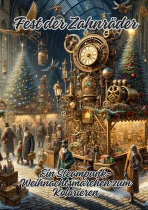 In "Fest der Zahnräder: Ein Steampunk-Weihnachtsmärchen zum Kolorieren" entführt das Buch seine Leser in eine faszinierende Weihnachtswelt, in der viktorianische Ästhetik auf futuristische Erfindungen trifft. Jede Seite ist gefüllt mit detaillierten Zeichnungen von dampfbetriebenen Schlitten, mechanischen Schneemännern und zahnradgeschmückten Tannenbäumen, die zum kreativen Ausmalen einladen. Das Malbuch verbindet die Magie der Weihnachtszeit mit der Erfindungskraft des Steampunk-Genres und bietet so eine einzigartige künstlerische Erfahrung für Jung und Alt.