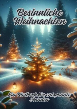 "Besinnliche Weihnachten: Ein Malbuch für entspannte Stunden" entführt die Leser in eine Welt der Ruhe und Gelassenheit während der festlichen Jahreszeit. Die Seiten dieses Malbuchs sind gefüllt mit zauberhaften Motiven, die die Besinnlichkeit von Weihnachten einfangen und gleichzeitig Raum für kreative Entfaltung bieten. Tauchen Sie ein und lassen Sie sich von den beruhigenden Illustrationen inspirieren, um eine persönliche, festliche Atmosphäre zu schaffen und die Vorfreude auf Weihnachten auf ganz besondere Weise zu erleben.