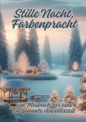 "Stille Nacht, Farbenpracht: Ein Malbuch für eine entspannte Adventszeit" lädt die Leser ein, die besinnliche Atmosphäre der Adventszeit durch kreatives Ausmalen zu erleben. Die Seiten dieses Buches sind liebevoll gestaltet und bieten eine Vielzahl von Motiven, die die Ruhe und Vorfreude dieser besonderen Zeit einfangen. Tauchen Sie ein in die stille Nacht und lassen Sie sich von der Farbenpracht verzaubern, während Sie eine entspannte Auszeit im Advent genießen.