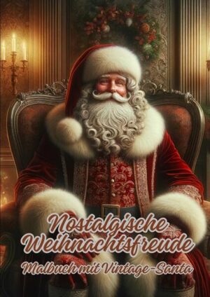 "In 'Nostalgische Weihnachtsfreude: Malbuch mit Vintage-Santa' tauchen die Leser in die besinnliche Welt vergangener Weihnachtszeiten ein, begleitet von einem charmanten Vintage-Santa. Das Buch bietet eine breite Palette von Ausmalvorlagen, die es den Lesern ermöglichen, den Zauber und die Nostalgie der Weihnachtszeit mit lebendigen Farben zum Leben zu erwecken. Es lädt zu einem kreativen Ausmalabenteuer ein, bei dem die Freude an der traditionellen Weihnachtsästhetik im Mittelpunkt steht."