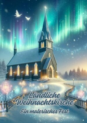 "Ländliche Weihnachtskirche: Ein malerisches Fest" ist ein stimmungsvolles Malbuch, das die ruhige und besinnliche Atmosphäre einer ländlichen Weihnachtskirche einfängt. Jede Seite bietet liebevoll gestaltete Illustrationen von malerischen Kirchenszenen, umgeben von winterlichen Landschaften und festlichen Dekorationen. Dieses Buch lädt dazu ein, in eine Welt voller Ruhe und festlicher Schönheit einzutauchen und durch das Ausmalen der Szenen die besondere Stimmung der ländlichen Weihnachtszeit zu genießen.