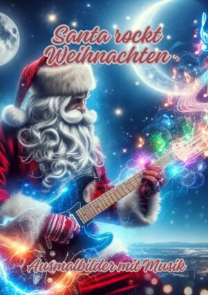 "Santa rockt Weihnachten: Ausmalbilder mit Musik" ist ein lebendiges und unterhaltsames Malbuch, das die energiegeladene und musikalische Seite des Weihnachtsmanns zeigt. Jede Seite bietet kreative und dynamische Illustrationen von Santa, der Gitarre spielt, Schlagzeug rockt oder andere Musikinstrumente in festlichen Szenen handhabt. Dieses Buch lädt dazu ein, in eine Welt voller Rhythmus und weihnachtlicher Freude einzutauchen und durch das Ausmalen die rockige Stimmung zu genießen.