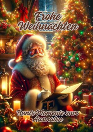 "Frohe Weihnachten: Bunte Momente zum Ausmalen" ist ein festliches Malbuch, das die Freude und den Zauber der Weihnachtszeit einfängt. Jede Seite ist gefüllt mit liebevoll gestalteten weihnachtlichen Szenen, von schneebedeckten Landschaften bis hin zu gemütlichen Kaminfeuern und festlich geschmückten Tannenbäumen. Dieses Buch bietet eine wunderbare Möglichkeit, sich auf das Fest einzustimmen, kreativ zu werden und gleichzeitig Momente der Ruhe und Besinnlichkeit zu genießen.