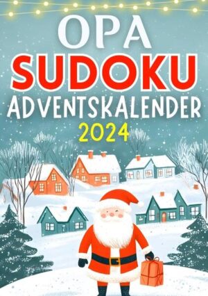 Halten Sie Ihr Gehirn fit - Studien zeigen, dass regelmäßiges Lösen von Sudokus das geistige Alter verjüngen kann. Das haben britische Forscher herausgefunden. Unser Adventskalender mit 72 Sudokus (Leicht bis Schwer) ist perfekt für Opa. Jeden Tag gibt es ein neues Rätsel, das Ihre Logik und Konzentration stärkt. Die Lösungen sind immer dabei, damit Sie Ihre Antworten überprüfen können. Warum Sudoku? Es bietet eine erholsame Pause vom Bildschirm, trainiert das Gehirn und ist das ideale Weihnachtsgeschenk - kreativ und sinnvoll zugleich.   Jetzt bestellen und das perfekte Weihnachtsgeschenk sichern!