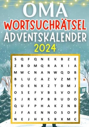 Halten Sie Ihr Gehirn fit - Studien zeigen, dass regelmäßiges Wortsuchrätsellösen das geistige Alter um bis zu zehn Jahre verjüngen kann. Das haben britische Forscher herausgefunden. Unser Adventskalender mit 70 Rätseln ist perfekt für Oma. Jeden Tag gibt es neue Rätsel, das Ihre Konzentration und Ihr Gedächtnis stärkt. Warum Wortsuchrätsel? Sie sind eine erholsame Pause vom Bildschirm, trainieren das Gehirn und sind das ideale Weihnachtsgeschenk - kreativ und sinnvoll zugleich.   Jetzt bestellen und das perfekte Weihnachtsgeschenk sichern!