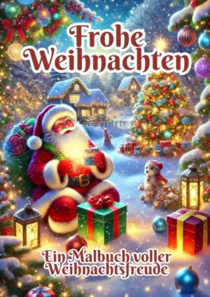 Das Malbuch "Frohe Weihnachten: Ein Malbuch voller Weihnachtsfreude" bringt den Glanz und die Freude der Weihnachtszeit in jedes Zuhause. Es enthält eine liebevoll gestaltete Sammlung von Motiven, die die fröhliche und festliche Stimmung dieser besonderen Zeit des Jahres widerspiegeln. Mit jedem Bild kann man die Magie von Weihnachten einfangen und die eigene Kreativität entfalten.