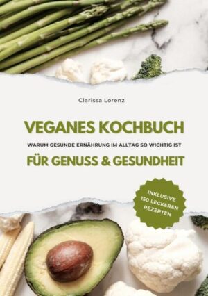 Veganes Kochbuch für Genuss & Gesundheit: Warum gesunde Ernährung im Alltag so wichtig ist - inklusive 150 gesunde Rezepte (Vegane Küche) Als leidenschaftliche Kochbuch-Autorin und Befürworterin einer gesunden Lebensweise habe ich dieses Buch mit einer Auswahl von 150 köstlichen Rezepten zusammengestellt, die nicht nur den Gaumen erfreuen, sondern auch deine Gesundheit unterstützen. Von herzhaften Hauptgerichten über leckere Backrezepte bis hin zu erfrischenden Getränken und Bowls - jede Mahlzeit ist ein Fest für die Sinne und zugleich eine Wohltat für deinen Körper. Denn eine vegane Ernährung bietet zahlreiche gesundheitliche Vorteile, darunter eine verbesserte Herzgesundheit, ein gesteigertes Immunsystem und ein geringeres Risiko für chronische Krankheiten wie Diabetes und Krebs. Mit meinem Kochbuch möchte ich dich dazu inspirieren, die gesundheitlichen Vorzüge einer pflanzlichen Ernährung zu entdecken und gleichzeitig köstliche Gerichte zu genießen, die dich mit Energie und Vitalität versorgen. Jedes Rezept ist sorgfältig ausgewählt und mit nährstoffreichen Zutaten zusammengestellt, um sicherzustellen, dass du dich rundum wohlfühlst und deine Ernährungsgewohnheiten positiv veränderst. Tauche ein in die Welt der veganen Küche und erlebe, wie einfach es sein kann, sich gesund und genussvoll zu ernähren. Mit praktischen Tipps und Empfehlungen begleite ich dich auf deinem Weg zu einem vitalen und erfüllten Leben. Starte noch heute deine Reise zu einem gesunden Lebensstil mit meinem "Veganen Kochbuch für Genuss & Gesundheit"!