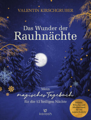 Dein inspirierender Begleiter für eine magische Zeit Sagenumwoben, mystisch, geheimnisvoll: Die Rauhnächte - zwischen Weihnachten und dem Dreikönigstag - gelten als Schwellenzeit, in der Dunkel und Licht, Altes und Neues, Vergänglichkeit und Ewigkeit ineinanderfließen. Mit dem Tagebuch von Valentin Kirschgruber können wir das Wunder der Rauhnächte auf intuitive Weise erfahren. Durch stimmungsvolle Meditationen, Inspirationen, magische Rituale können wir innehalten und in die Stille eintauchen. Aber auch Altes abschließen, Reinigung erleben und in eine lichtvolle Zukunft blicken. Dieser wunderschön gestaltete persönliche Begleiter für die Zeit zwischen den Jahren bietet zahlreiche Impulse, Rituale, Rezepte, Meditationen, Reflexionsfragen und genügend Raum zum Festhalten der eigenen Erfahrungen und Gedanken.