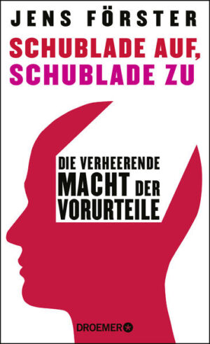 Leider hat der Verlag Droemer es versäumt, dem Buchhandel eine Inhaltsangabe zu dem Buch "Schublade auf, Schublade zuDie verheerende Macht der Vorurteile" von Jens Förster zur Verfügung zu stellen. Das ist bedauerlich, aber wir stellen unseren Leser und Leserinnen das Buch trotzdem vor.