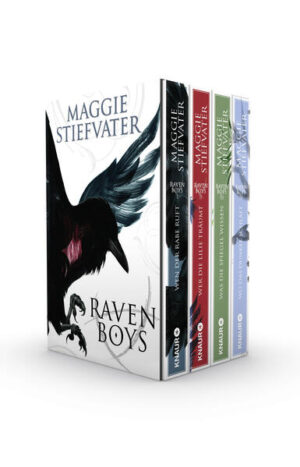 Leider hat der Verlag Knaur Taschenbuch es versäumt, dem Buchhandel eine Inhaltsangabe zu dem Buch "Die Raven-Boys-ReiheAlle 4 Bände im Schuber: Wen der Rabe ruft / Wer die Lilie träumt / Was die Spiegel wissen / Wo das Dunkel schläft" von Maggie Stiefvater zur Verfügung zu stellen. Das ist bedauerlich, aber wir stellen unseren Leser und Leserinnen das Buch trotzdem vor.