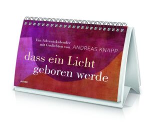 Die Gedichte von Andreas Knapp „zählen zu den sprachlich eindrucksvollsten Beispielen von spiritueller Poesie in unserer Zeit“ (Georg Langenhorst). Die für diesen Kalender ausgewählten Gedichte laden zur Besinnung ein und bringen die Worte der Weihnachtsbotschaft neu zum Leuchten. Verdichtete Worte lassen horchen und innehalten. krippe im gedroschenen stroh des leeren geredes kein körnchen wahrheit mehr täglich wächst der hunger dass ein wort geboren werde nahrhaft wie ein weizenkorn