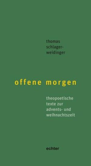 Ohne Krippe kein Kreuz (und folglich keine Auferstehung) und ohne Ostern kein Interesse an Weihnachten. Wie schon der Band „sperrige nächte“ versucht auch dieser Band in Form eines Wendebuches das Wechselverhältnis von Ostern und Weihnachten deutlich zu machen. Ebenso stehen christlicher Glaube und Politik in einem Wechsel- und Spannungsverhältnis. Nicht die Vergangenheit, sondern das Heute ist der Ort, an dem sich die Lebensrelevanz und die Brisanz des Christlichen erweist. weihnachtsindikation der himmel ist undicht geworden und als verrückte lachen wir mit ihm über die zwänge der normalen ihr könnt mich mal (ein ostergedicht) ihr könnt mich mal dort suchen wo der schmerz geheilt wo die schuld vergeben wo der neid erledigt wo die angst besiegt wo der tod entmachtet ihr könnt mich mal der gekreuzigte lebt