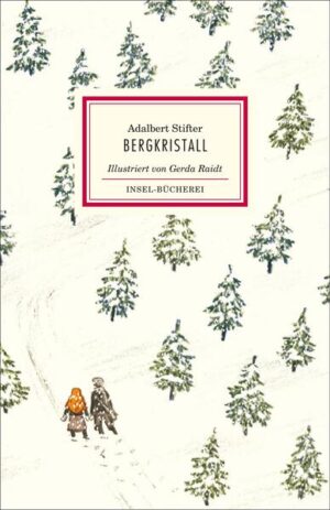 Die beiden Schusterkinder Sanna und Konrad brechen am Morgen des 24. Dezember auf, um ihren Großeltern im benachbarten Bergdorf die Weihnachtsgeschenke zu bringen. Die Großmutter drängt sie, rechtzeitig wieder aufzubrechen, damit sie vor der Dämmerung wieder zu Hause sind. Doch dichter Schneefall setzt ein und Sanna und Konrad verirren sich im Hochgebirge, eine großangelegte Suche beginnt … Gerda Raidt hat Adalbert Stifters Erzählung Bergkristall, eine der schönsten Weihnachtsgeschichten in deutscher Sprache, für die Insel-Bücherei erstmals illustriert. Dieser Band ist eine unnummerierte Sonderausgabe der Insel-Bücherei und textidentisch mit IB2025.