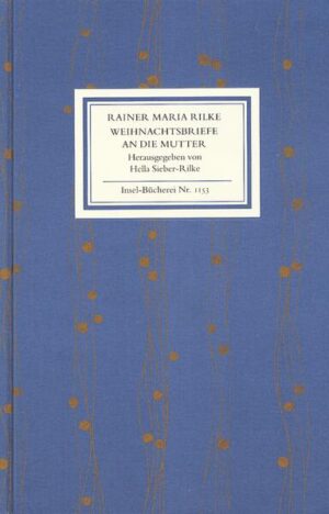 »Rainer Maria Rilke, der auch als Briefschreiber ein Dichter war, schrieb seiner Mutter alljährlich einen Weihnachtsbrief. Das entsprach »einer alten Verabredung zu unserer Sechs-Uhr-Stunde des Vierundzwanzigsten